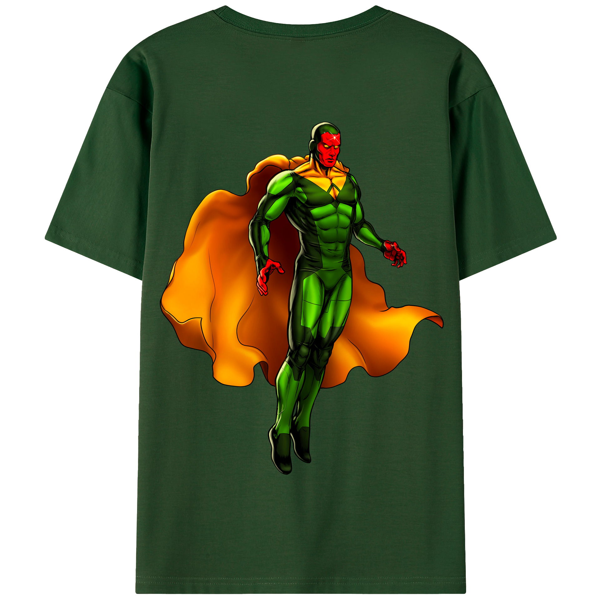 （画像用） アベンジャーズ The Avengers 綿100％半袖Tシャツ（背面プリント）